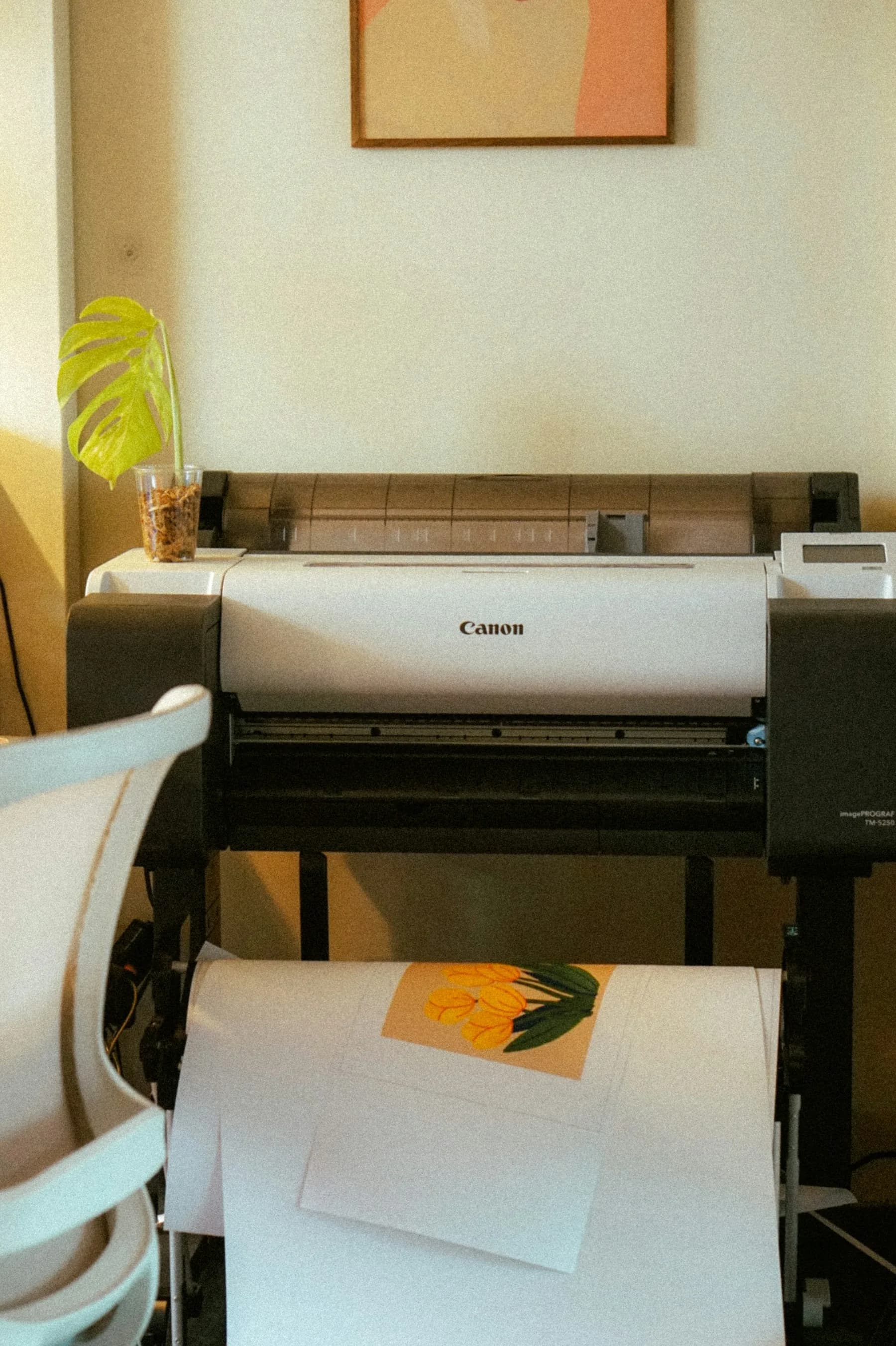 Impression grand format en atelier